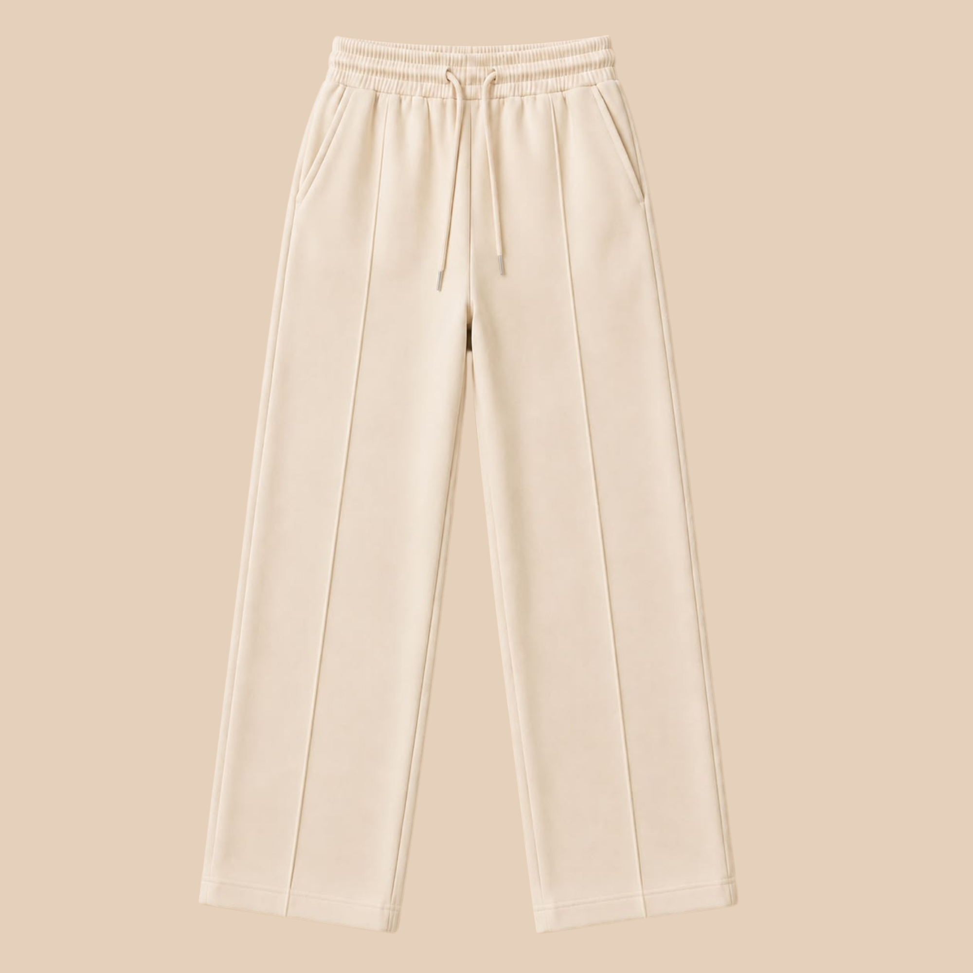 Everyday Baggy Trousers (Off White)