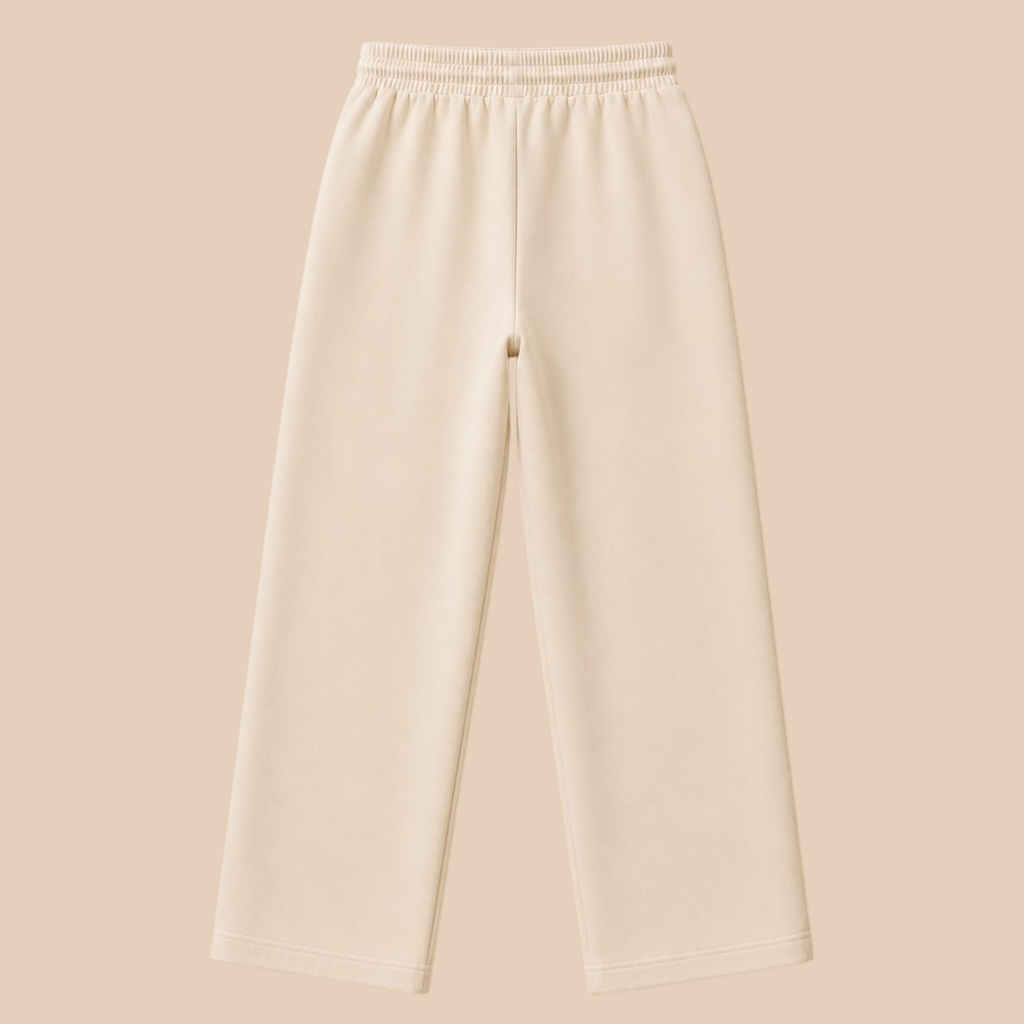 Everyday Baggy Trousers (Off White)