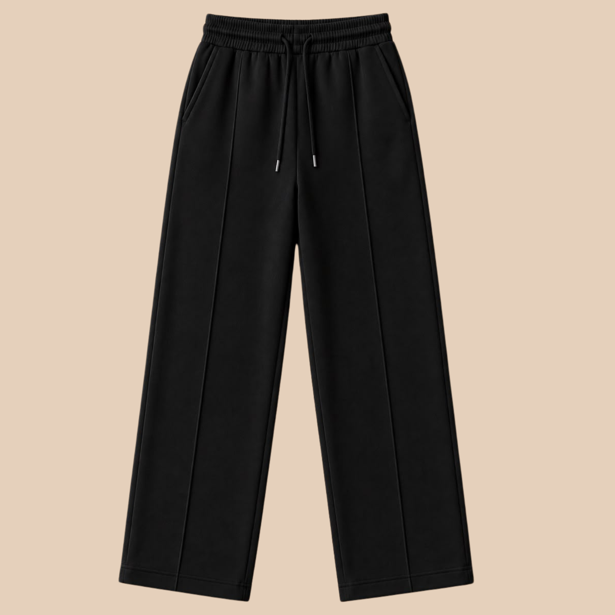 Everyday Baggy Trousers (Black)