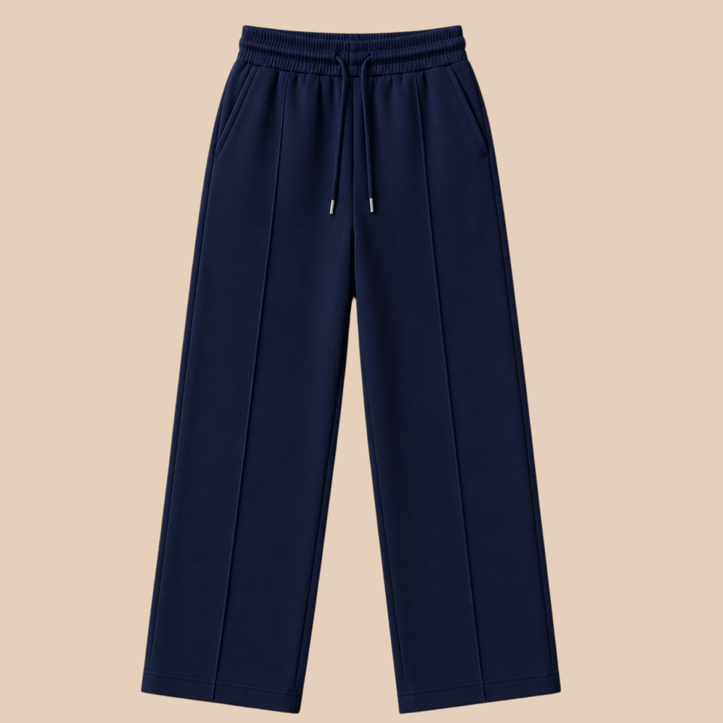 Everyday Baggy Trousers (Navy Blue)