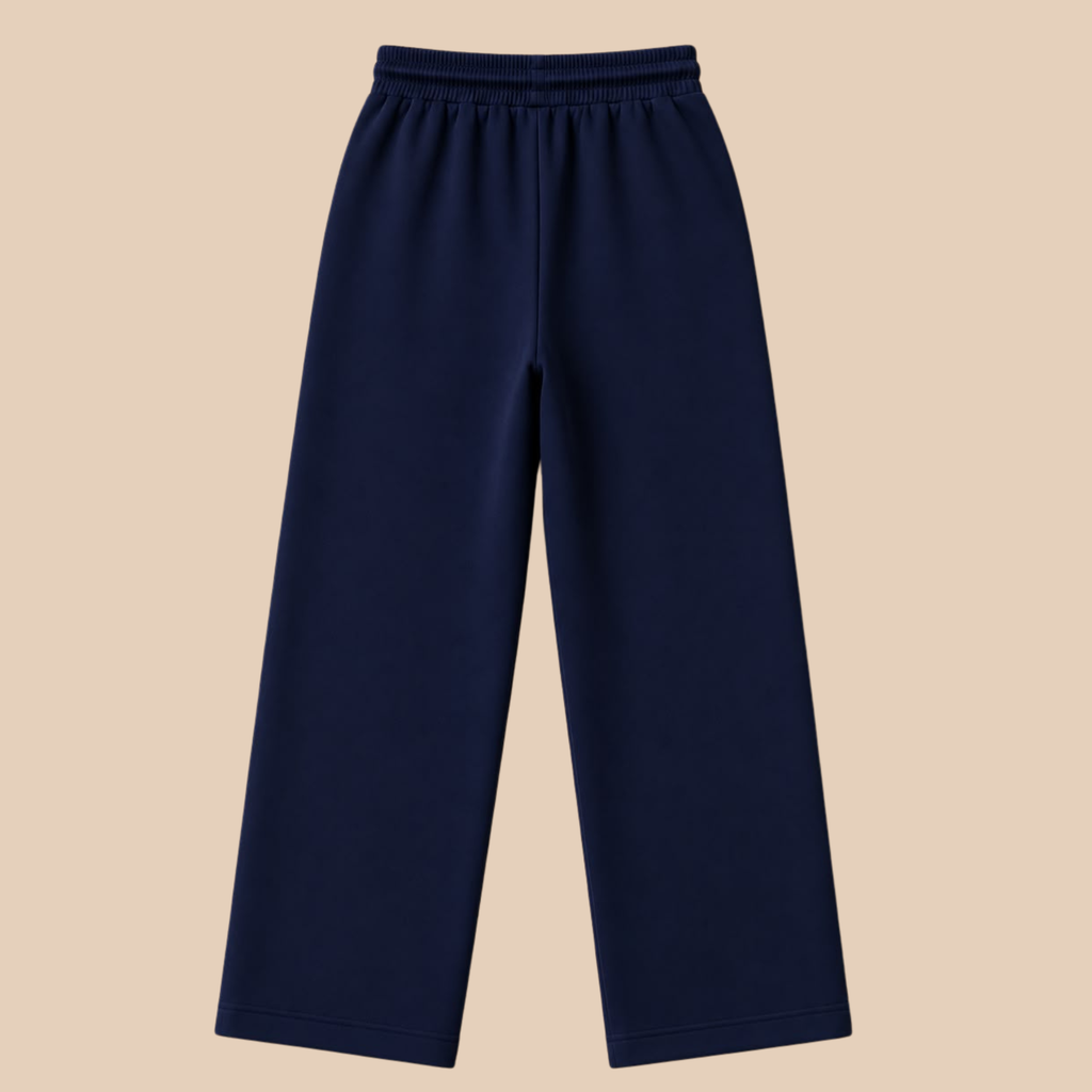 Everyday Baggy Trousers (Navy Blue)