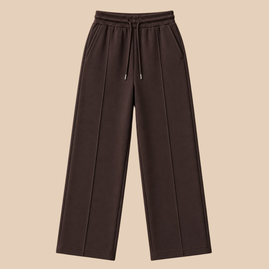 Everyday Baggy Trousers (Brown)