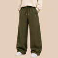 Everyday Baggy Trousers (Olive green)